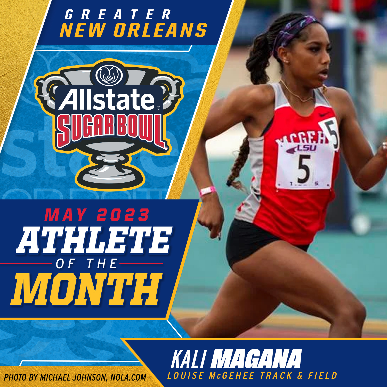 Greater New Orleans Amateur Athlete of the Month for May